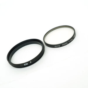 LEITZ LEICA 14225 / 13009 55mm Serie7 ring + Serie 7 UVa filter